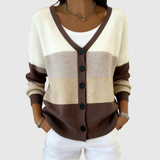 Cardigan in maglia comoda con bottoni