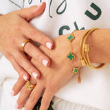 Bracciale dorato Twister