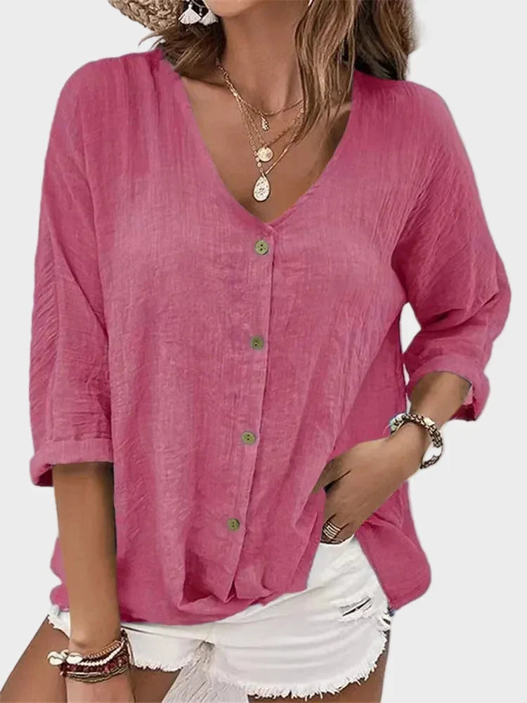 Anna - Blusa estiva in lino