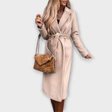 Elisa - Cappotto lungo di stile con cintura