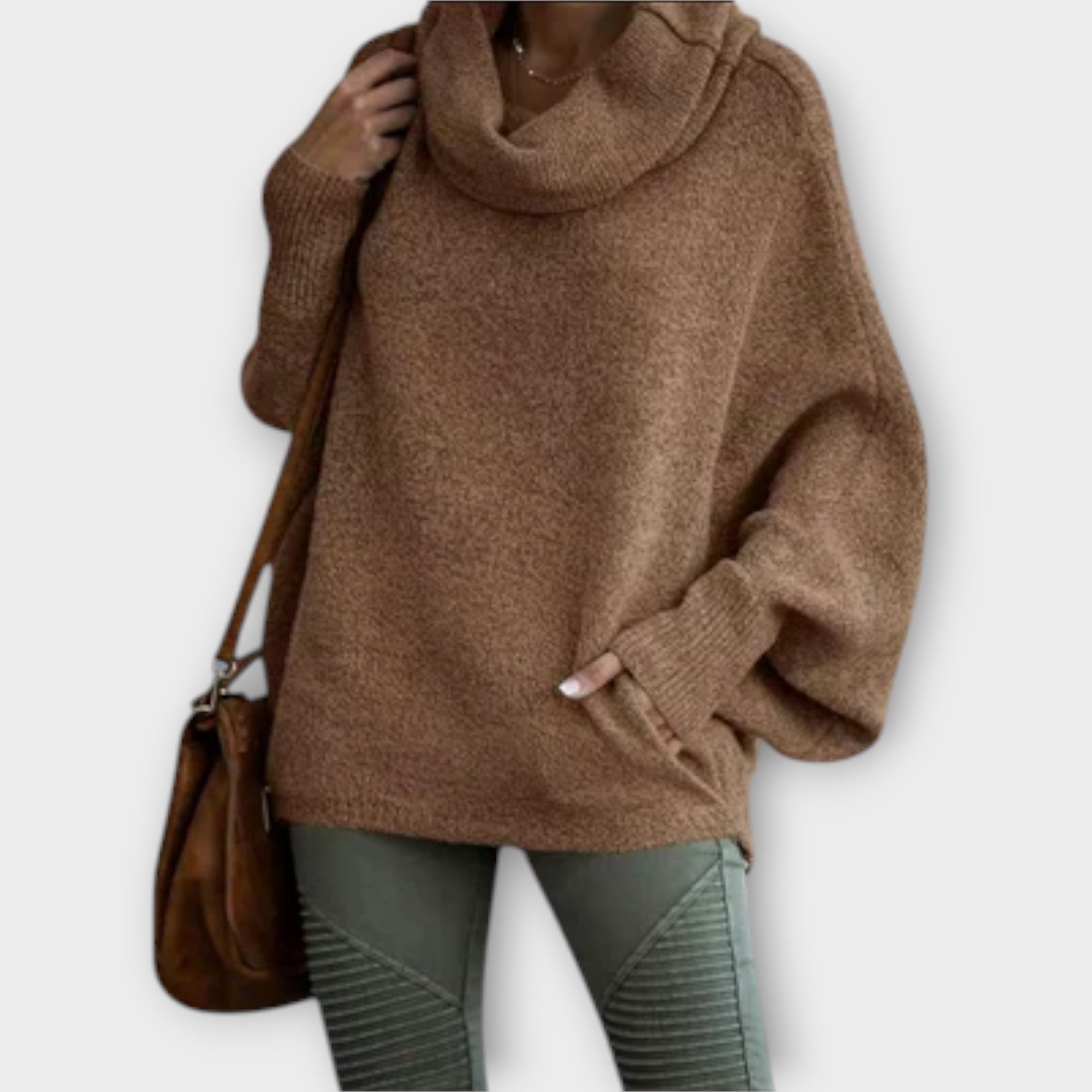 Ester - Maglione elegante da donna a collo alto