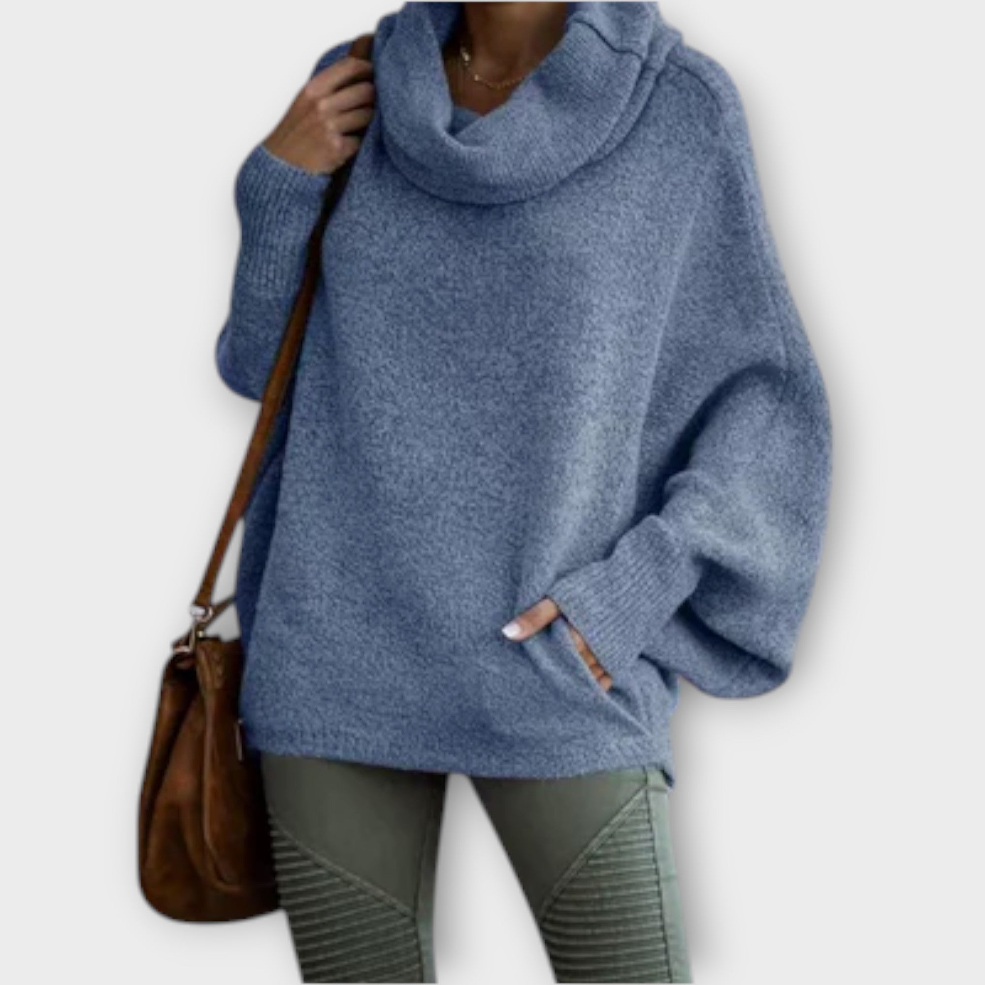 Ester - Maglione elegante da donna a collo alto