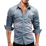 Ivan - Camicia con abbottonatura testurizzata