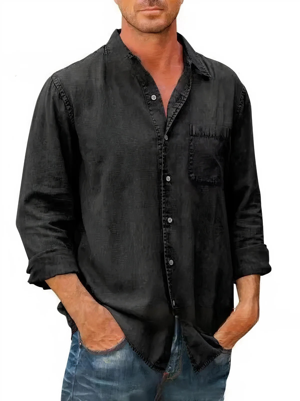 Domenico - Camicia lunga in denim