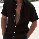 Camicia - Misto leggero a maniche corte