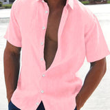 Matteo - Camicia in misto leggero a maniche corte