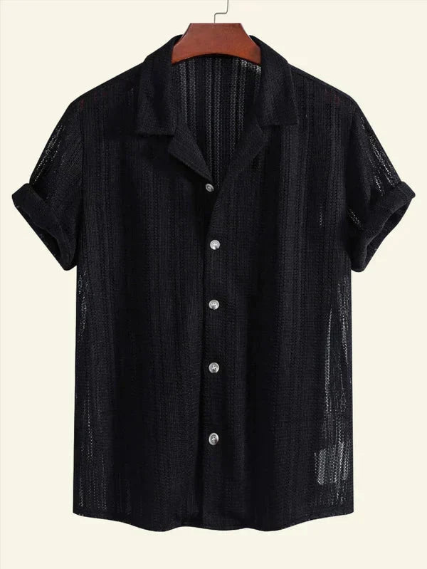 Camicia - Colletto leggero a coste