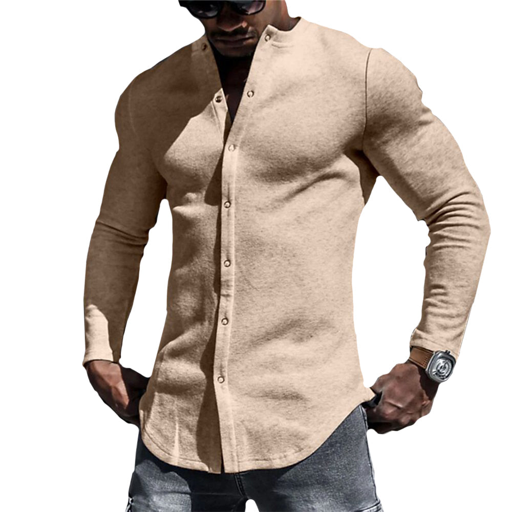 Dario - Camicia casual in misto morbido