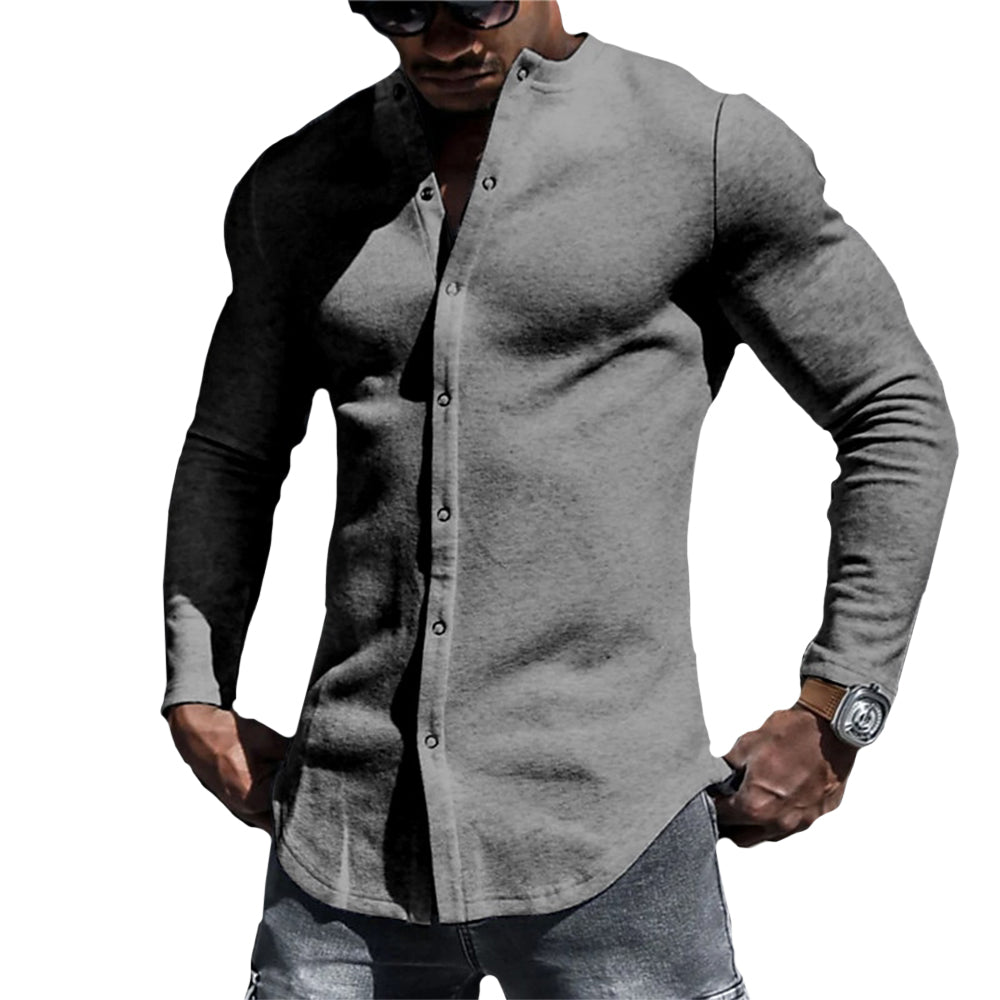 Dario - Camicia casual in misto morbido
