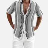 Camicia - Misto leggero a righe