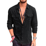 Domenico - Camicia con tasche cargo su misura