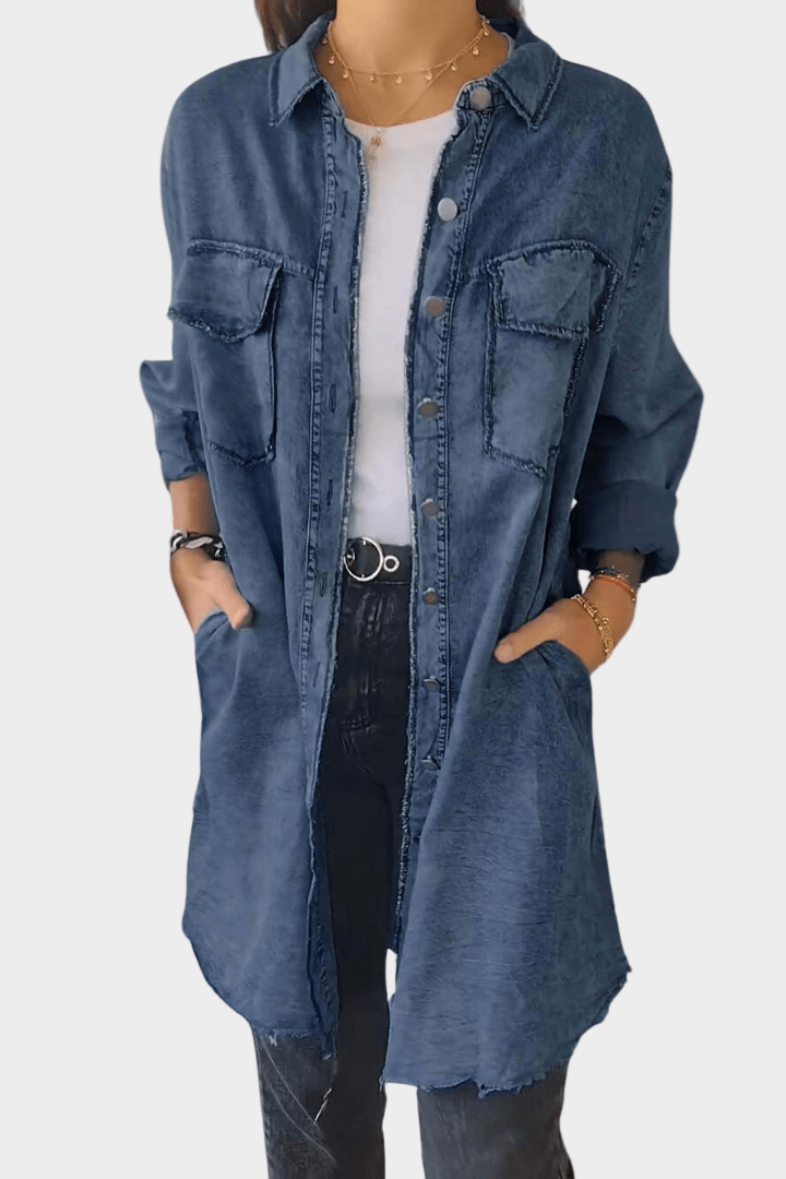 Cloe - Abito chemisier in denim