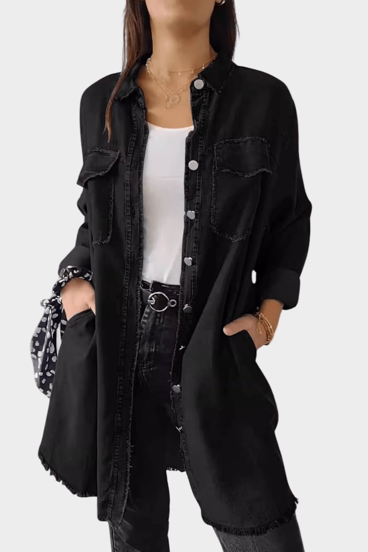 Cloe - Abito chemisier in denim