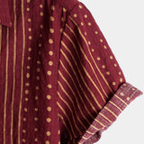 Camicia da uomo in cotone traspirante a righe