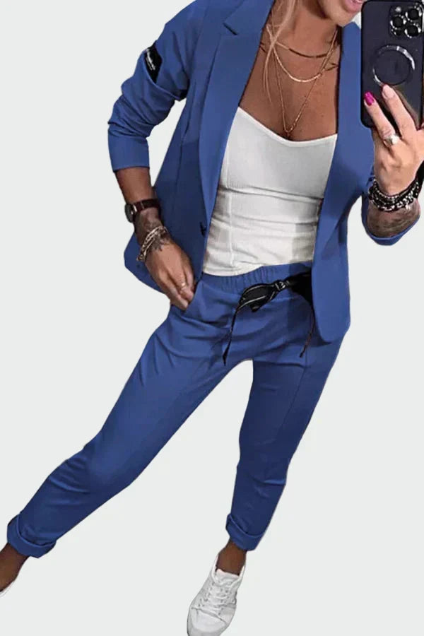 Ella - Completo da donna con pantaloni ampi e blazer
