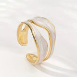 Anello antico in oro bianco