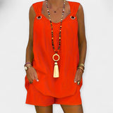 Laura - Completo con blusa senza maniche e shorts
