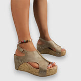 Mia - Sandali vintage con plateau