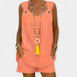 Laura - Completo con blusa senza maniche e shorts