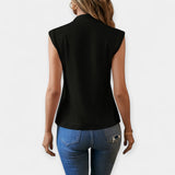 Sofia - Blusa elegante senza maniche