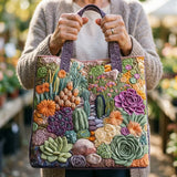 Borsa artigianale - Giardino di succulente