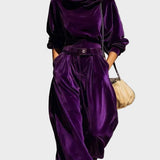 Ada - Completo ampio in velour