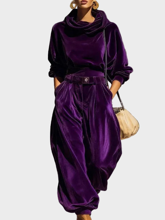 Ada - Completo ampio in velour