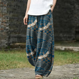 Giulietta - Pantaloni larghi con uccello blu