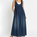 Ivonne - Abito lungo in denim vintage