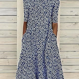 Eva - Abito midi con fiori marini